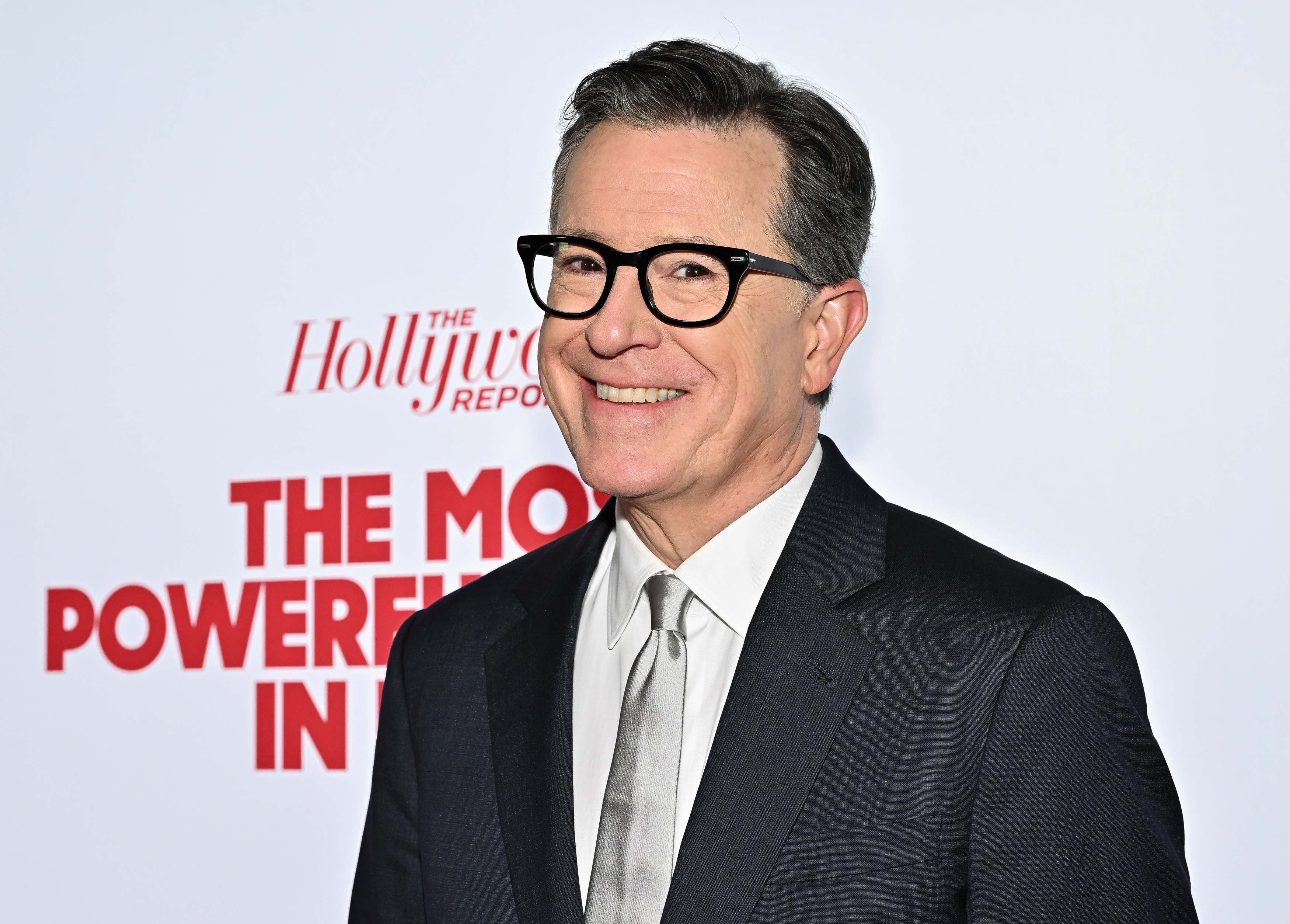 Stephen Colbert attended The Hollywood Reporter